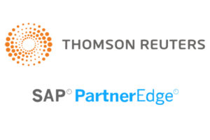 Logos Thomson Reuters e SAP PartnerEdge